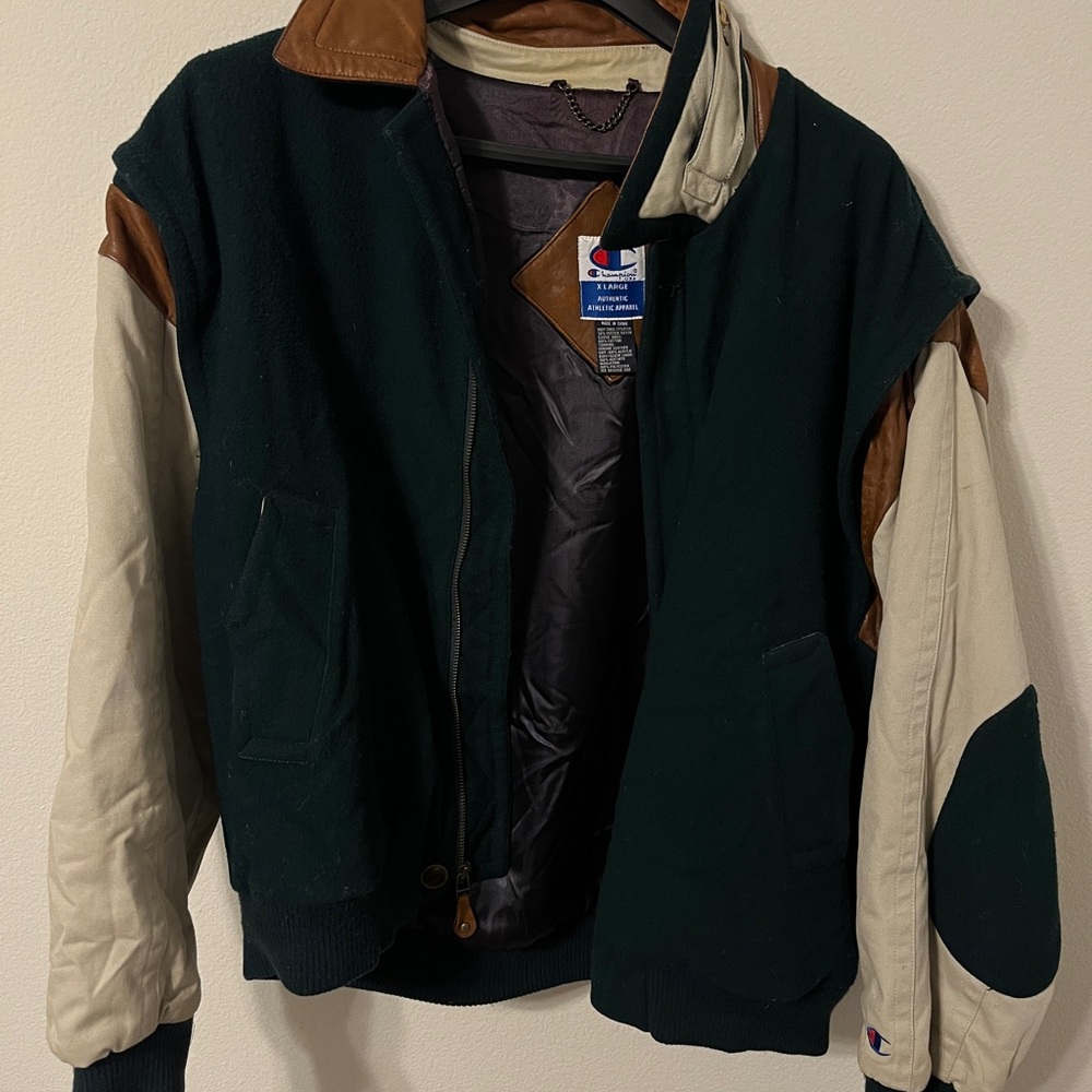 Champion Men's Green and Brown Jacket